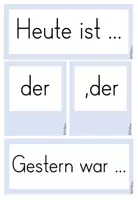 Vorschau - Poster - Tafelkalender - Kalender für die Grundschule (blau) - Seite 3