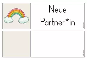Vorschau - Merkblätter - Verabredungskalender - Partnerarbeit/ Arbeitspartner (beige, blau, grün) - Seite 3