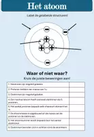 Voorbeeld - Het Atoom - Leerhulp en oefenblad - Pagina 2