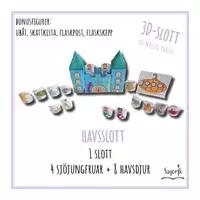 förhandsvisning - 3D-pyssel Havsslott - sida 1