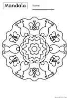 Vorschau - Arbeitsblätter - Mandala-Vorlagen - Seite 3