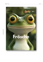 Vorschau - Arbeitsblätter - Frösche im Ökosystem - Unterrichtsmaterial für Sekundarstufe I: Interaktive Biologieeinheit mit Gruppen-Puzzle & Stop-Motion - Seite 1