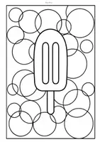 Aperçu - Matériel pour travaux manuels / dessin - Coloriages d’été – Glaces rigolotes et créatives à colorier - Page 2