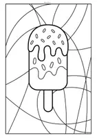 Aperçu - Matériel pour travaux manuels / dessin - Coloriages d’été – Glaces rigolotes et créatives à colorier - Page 3