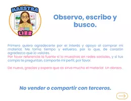 Vista previa - Juegos / Gamificación - observo, escribo y busco - lectoescritura divertida - página 3