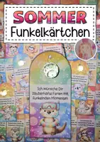 Vorschau - Mal- und Bastelvorlagen - Feriengrüße Sonnenfänger Sommerferien - Deckblatt