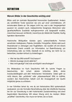 Vorschau - Merkblätter - Methodenwissen: Bildanalyse in Geschichte - Seite 1