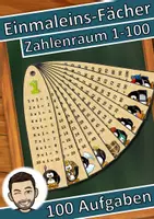 Vorschau - Unterrichtsreihen - Einmaleins Fächer, kleines Einmaleins Fächer (auch Homeschooling) - Deckblatt