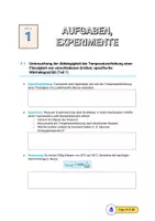 Vorschau - Arbeitsblätter - Physik Wärmelehre - Kurzaufgaben/ Experiment - Wärmekapazität Wärmetransport - Seite 3