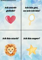 Vorschau - Anderer Materialtyp - Affirmationen und Motivationen Karten - Seite 1