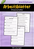 Vorschau - Arbeitsblätter - Wissenschaftler Materialpaket - Sparpaket - Seite 1