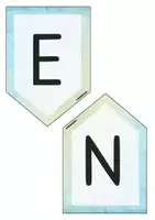 Vorschau - Bildkarten - Wimpelkette Englisch für die Englischwand - Seite 3