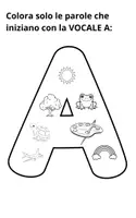anteprima - Materiale di supporto/inclusione - LE VOCALI COLORA - Pagina 1