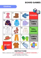 Vista previa - Juegos / Gamificación - CLOTHES BOARDGAME AND WHO'S WHO - Portada
