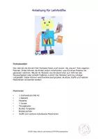 Vorschau - Mal- und Bastelvorlagen - Kunst Grundschule, Male und Bastle deinen eigenen Roboter - Seite 3