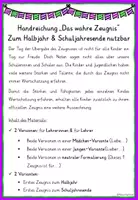 Vorschau - Fördermaterial/Inklusion - Das wahre Zeugnis / Zeugniszugabe Grundschule - Seite 1