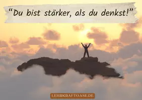 Vorschau - Bildkarten - Motivations-Postkarten für den Schulalltag - Deckblatt