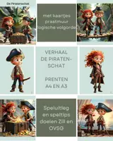 Voorbeeld - verhaal - de piratenschat - Voorblad