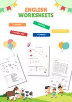 Vorschau - Arbeitsblätter - Englisch Arbeitsblätter 4. Klasse - Deckblatt