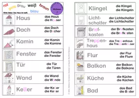 Vorschau - Arbeitsblätter - DmS: Wort-Info-Hefte: Wohnen, Tiere 1 und 2 - Seite 3