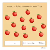 Vorschau - Präsentationen/Tafelbilder - Aufteilen, teilen mit Rest: PDFs für digitale Tafelbilder - Seite 3