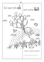 Vorschau - Arbeitsblätter - Lapbook: Ich und meine Welt - Seite 1