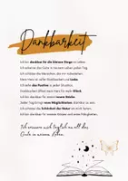 Vorschau - Poster - Dankbarkeit - Affirmation - Selbstbewusstsein stärken - Seite 1