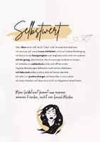 Vorschau - Poster - Selbstwert und soziale Medien - Affirmation für mehr Selbstbewusstsein - Seite 1