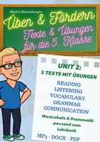 Vorschau - Arbeitsblätter - READING - Skills: Leseförderung: 5. Klasse - 5 Texte - Unit 2 - Deckblatt
