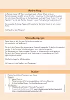 Vorschau - Unterrichtsreihen - Reihentransparenz Lesetandem UB-Reihe - Seite 1