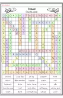 Vista previa - Hojas de trabajo - Travel - Word Search - página 2