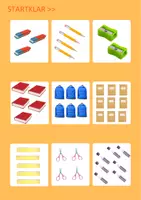 Vorschau - Spiele - Türchen öffnen Schulmaterialien - Pluralbildung mit Spaß! Einsetzbar wie Memory - Seite 1