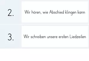 Vorschau - Stundenentwürfe - Musik: Komplette Unterrichtsreihe "Unser eigenes Abschiedslied" (Kl.4) - Seite 3