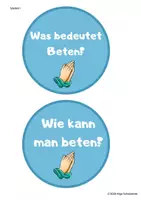 Vorschau - Arbeitsblätter - Beten - Seite 3