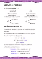 Vista previa - Unidades / Secuencias / Situaciones de Aprendizaje - POTÈNCIES. TEORIA I EXERCICIS. MEMORY - página 3
