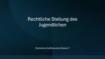 Vorschau - Stundenentwürfe - Grenzen testen, Rechte kennen - Jugendliche im Rechtssystem - Seite 1