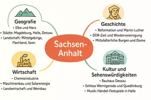 Vorschau - Arbeitsblätter - Arbeitsblätter zum Thema "Sachsen-Anhalt" + Lösung & MP3 + Mindmap + Infografik - Seite 2