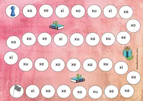 Vorschau - Spiele - Würfelspiele zum Silbenlesen - Seite 1