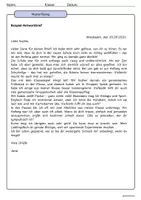 Vorschau - Arbeitsblätter - Einen Antwortbrief verfassen (inkl. Musterlösung) - Seite 3