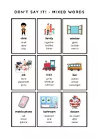 Aperçu - Jeux - Don’t Say It! – XXL Vocabulary Game (Basic English) / EFL - Page 2