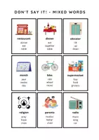 Aperçu - Jeux - Don’t Say It! – XXL Vocabulary Game (Basic English) / EFL - Page 3