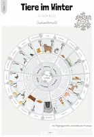 Vorschau - Präsentationen/Tafelbilder - Sachunterricht: Legekreis zu "Tiere im Winter/ Überwinterungsstrategien" (Kl.1-3) - Deckblatt
