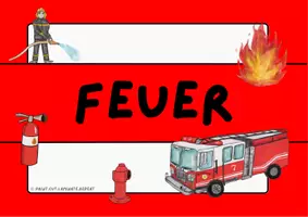Vorschau - Unterrichtsreihen - 🔥 Feuer – Reihentransparenz und Stationskarten - Seite 1