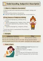 Vorschau - Arbeitsblätter - Writing Objective vs Subjective Beschreibungen und Sprachgebrauch - Seite 3