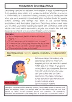 Vorschau - Arbeitsblätter - Picture Description – English Vocabulary, Speaking, Tenses - Seite 1