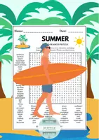 Vorschau - Spiele - Big Summer Word Search (English) - Deckblatt