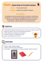Vista previa - Unidades / Secuencias / Situaciones de Aprendizaje - Explorando el corazón humano en el laboratorio virtual - Portada