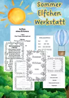 Vorschau - Unterrichtsreihen - Sommerelfchen (297 x 210 mm) (210 x 297 mm) - Deckblatt