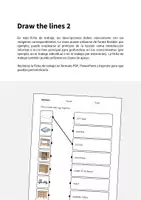 Vista previa - Hojas de trabajo - Bedroom / Dormitorio: Draw the lines 2 (Hoja de trabajo de inglés) - página 1