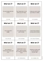 Vista previa - Tarjetas / Manipulativos - Bedroom / Dormitorio: What am I? - Cards (Juego de adivinanzas para la clase de inglés) - página 2